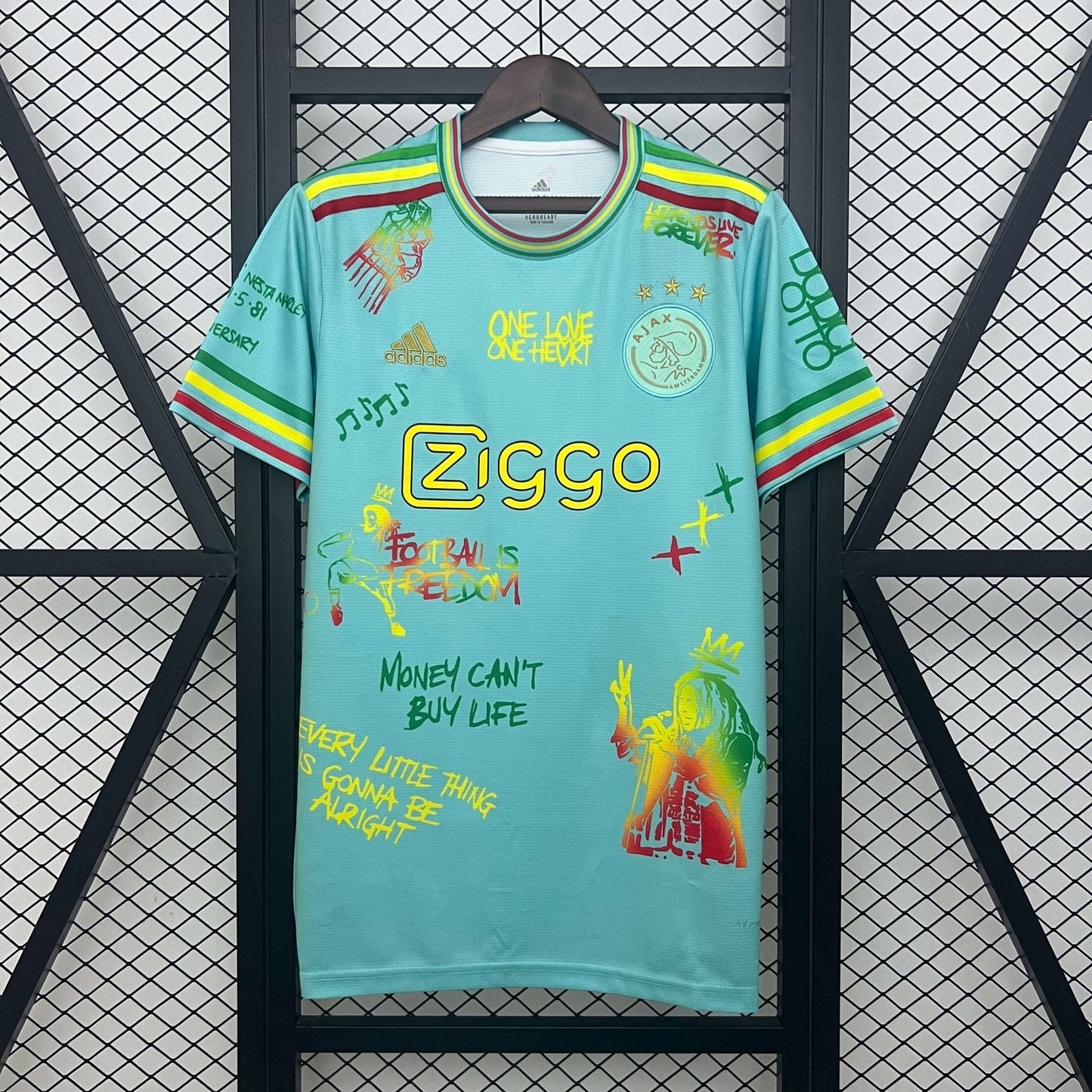 MAILLOT AJAX AMSTERDAM SPECIAL BOB MARLEY 2025/2026