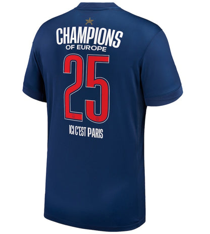 Maillot PSG 2025 1★ Brodé – Champions d’Europe