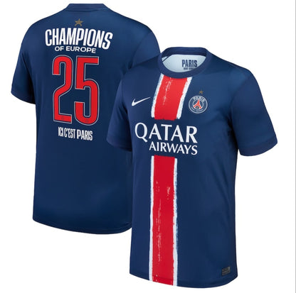 Maillot PSG 2025 1★ Brodé – Champions d’Europe